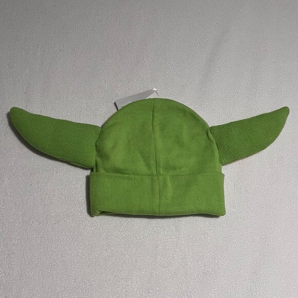 Star Wars The Child 'Baby Yoda' Grogu Flip-Down Beanie Hat Kids OSFM Winter Mask - Picture 5 of 10
